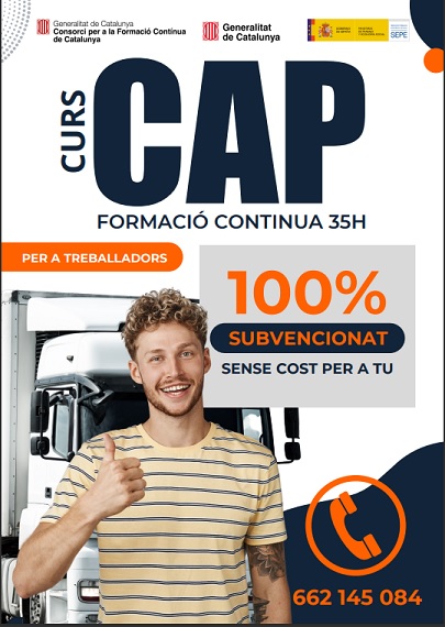 CURSO CAP SUBVENCIONADO 100% FORMACIÓN CONTINUA